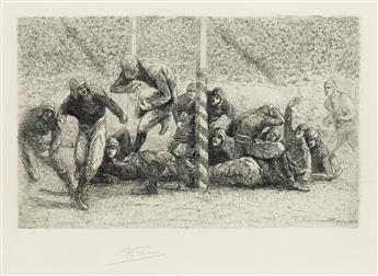 HENRI FARRE Group of 6 etchings.